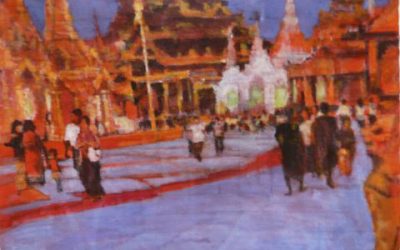 Shwedagon 1 (Red) – Zaw Zaw